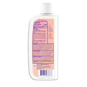 Clean & Clear Oil-Free Acne Toner on a vanity