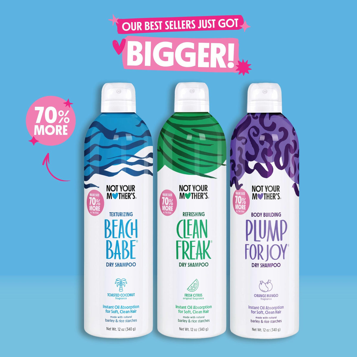 Clean Freak Original Dry Shampoo can with citrus fragrance