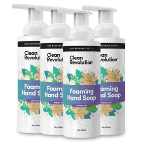 Clean Revolution Foaming Hand Soap Refill 14 oz Spring Air front view