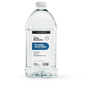 Clean Revolution Foaming Hand Soap Refill 64 Fl Oz container front view