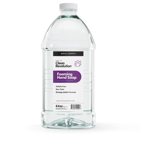 Clean Revolution Foaming Hand Soap Refill 64 Fl Oz container front view