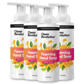 Clean Revolution Foaming Hand Soap Refill Dreamy Citrus 14 oz front view