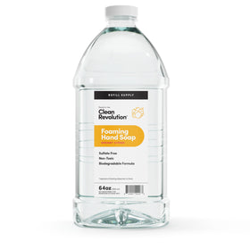 Clean Revolution Foaming Hand Soap Refill Dreamy Citrus 64 Fl Oz front view