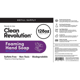 Clean Revolution Foaming Hand Soap Refill with essential oils ingredients