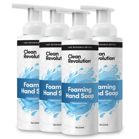 Clean Revolution Fragrance Free Foaming Hand Soap Refill 14 oz front view
