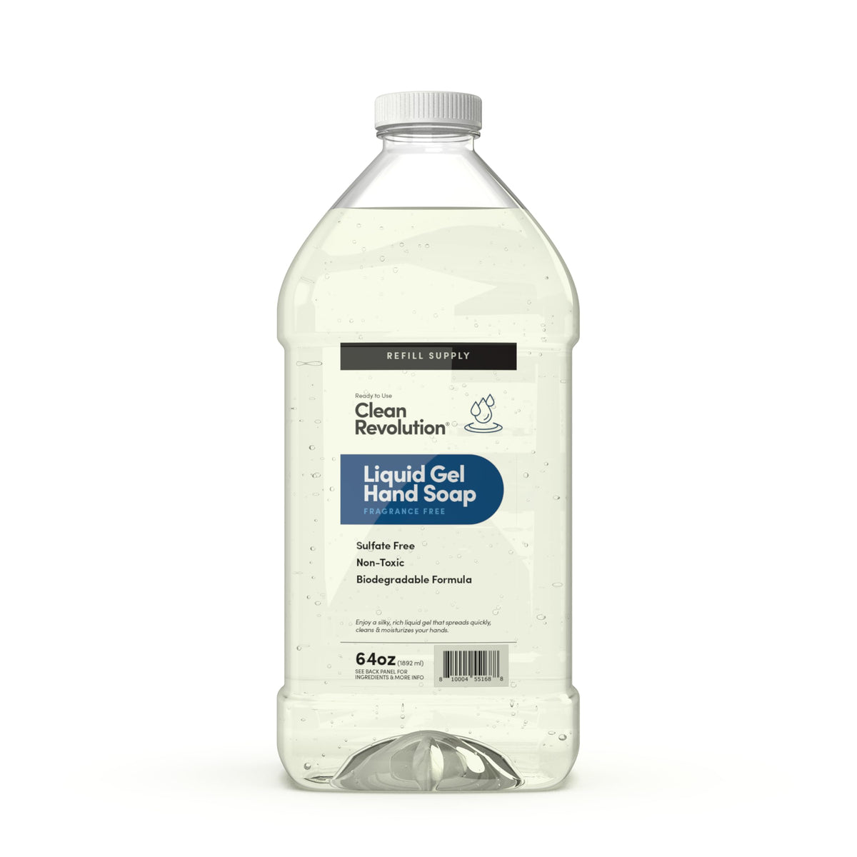 Clean Revolution Liquid Gel Hand Soap 64 Fl Oz front view