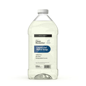 Clean Revolution Liquid Gel Hand Soap 64 Fl Oz front view