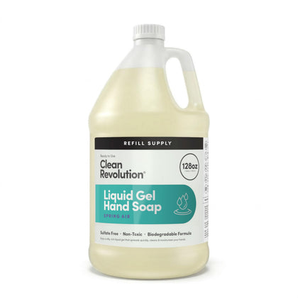 Clean Revolution Liquid Gel Hand Soap Refill 128 fl oz front view