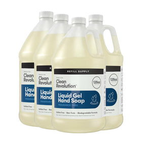 Clean Revolution Liquid Gel Hand Soap Refill 128 Fl Oz front view