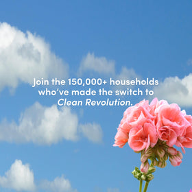 Clean Revolution Liquid Gel Hand Soap Refill 128 Fl Oz Geranium Mint side view