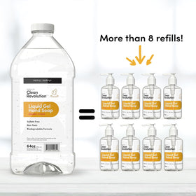 Clean Revolution Liquid Gel Hand Soap Refill Dreamy Citrus scent