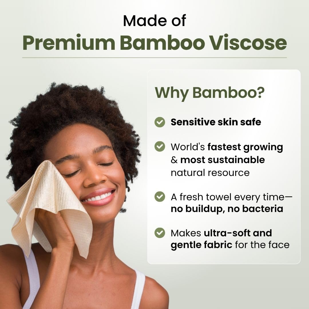 CLEAN SKIN CLUB Bamboo Viscose Clean Towels XL towel texture detail