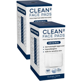 CLEAN SKIN CLUB Clean² Pads 2.0 front view with packaging