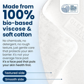 CLEAN SKIN CLUB Clean² Pads 2.0 in use with makeup remover