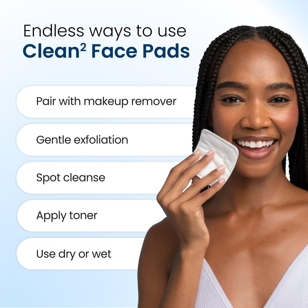 CLEAN SKIN CLUB Clean² Pads 2.0 showing triple-layer design