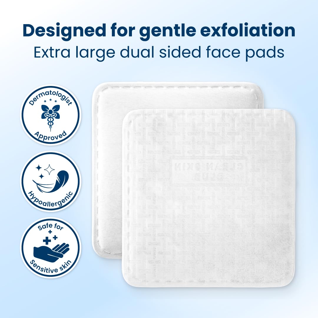 CLEAN SKIN CLUB Clean² Pads 2.0 stacked view