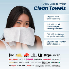 CLEAN SKIN CLUB Clean Towels® towel texture close-up