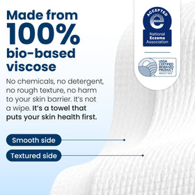 CLEAN SKIN CLUB Clean Towels XL® Eczema Association approval