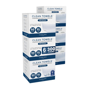 CLEAN SKIN CLUB Clean Towels XL® front view packaging