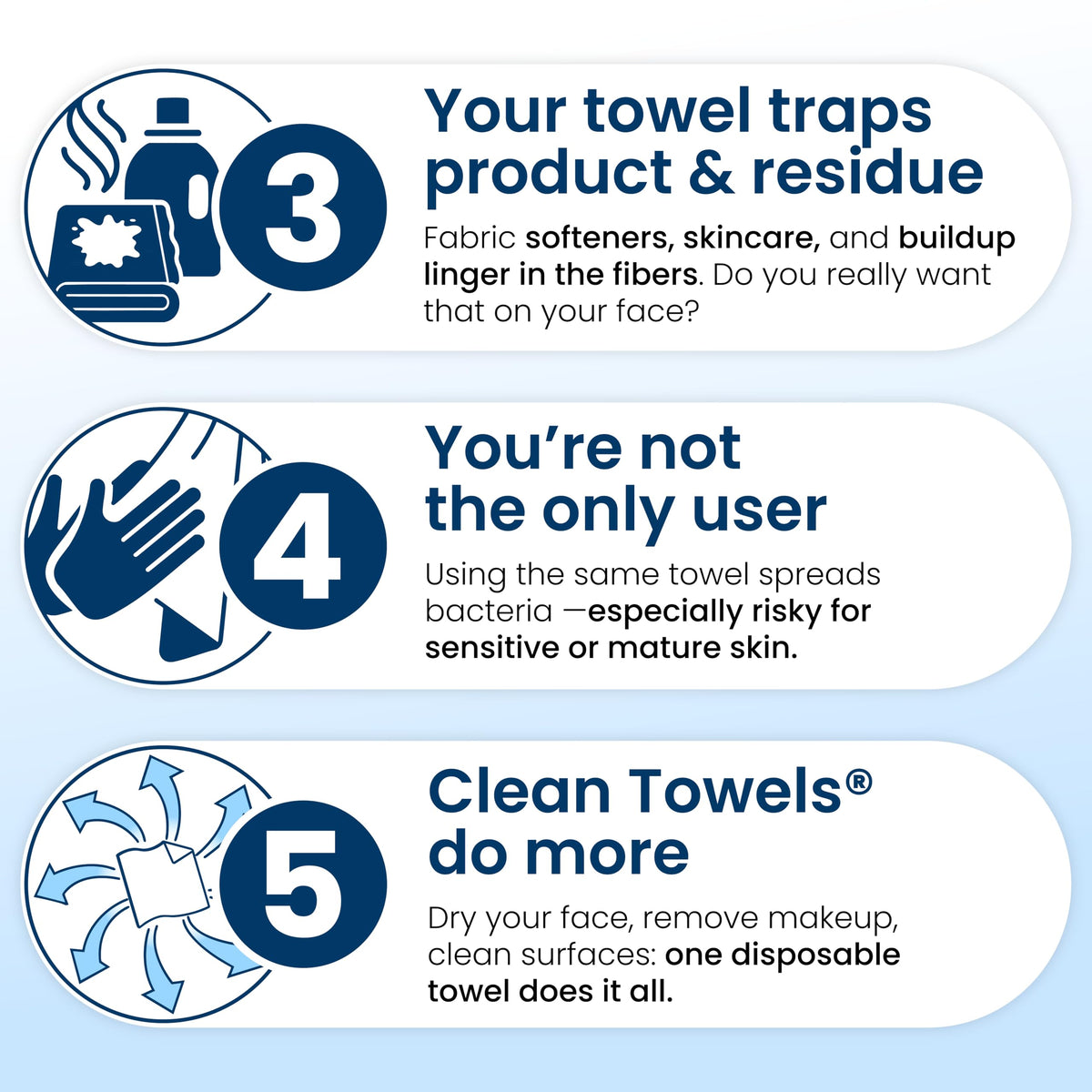 CLEAN SKIN CLUB Clean Towels XL® towel texture detail