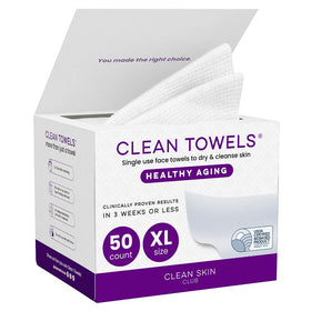 CLEAN SKIN CLUB Healthy Aging Clean Towels XL pack front view