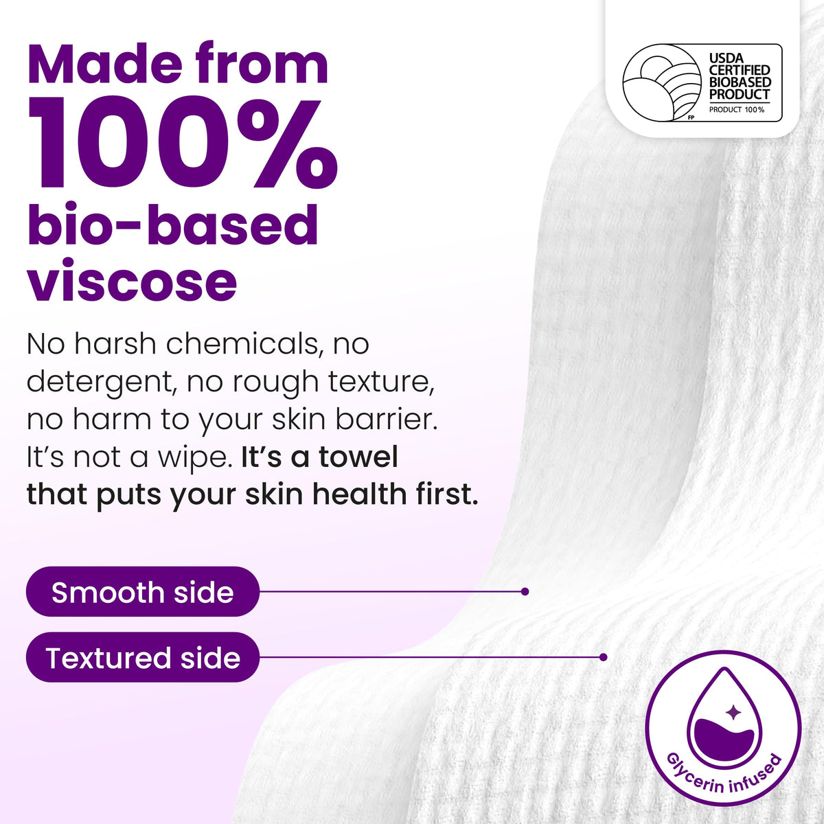 CLEAN SKIN CLUB Healthy Aging Clean Towels XL stack of towels