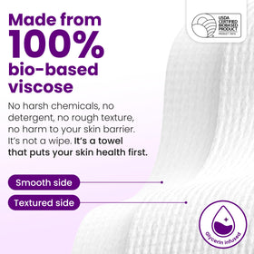 CLEAN SKIN CLUB Healthy Aging Clean Towels XL stack of towels