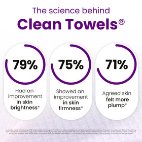 CLEAN SKIN CLUB Healthy Aging Clean Towels XL towel texture detail