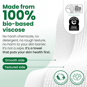 CLEAN SKIN CLUB Sensitive Skin Clean Towels XL ingredients list