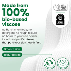 CLEAN SKIN CLUB Sensitive Skin Clean Towels® XL ingredients list