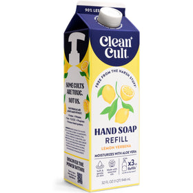 Cleancult Lemon Verbena Liquid Hand Soap Refill front view
