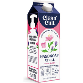 Cleancult Liquid Hand Soap Refill Floral Bloom 32 oz front view
