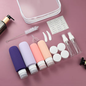 Cleaning brush for maintaining travel bottles
