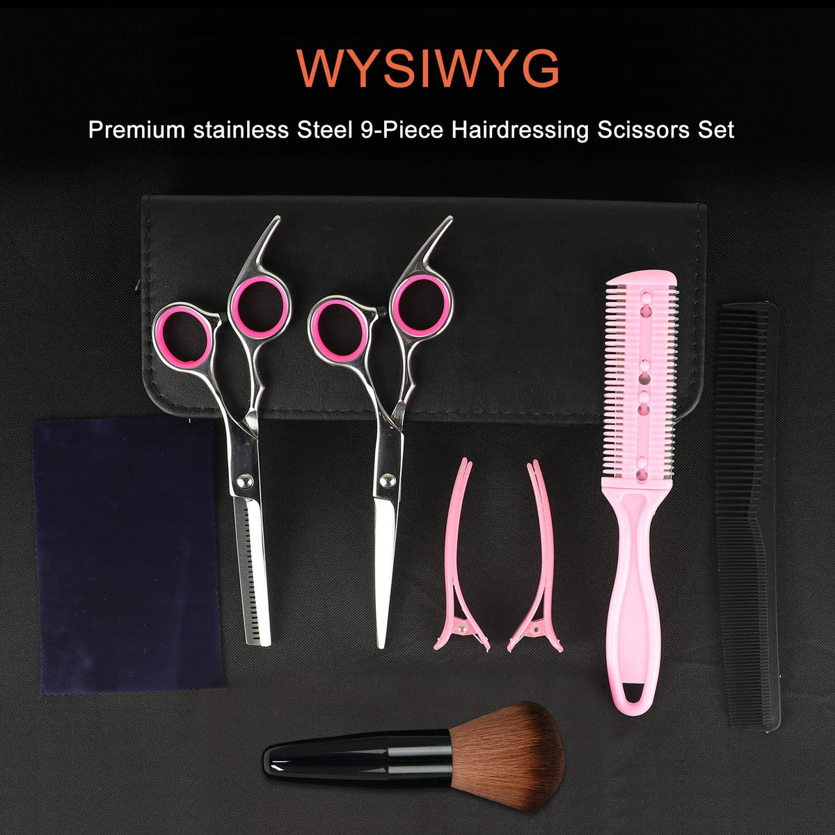 Cleaning cloth and hair comb from Sirabe kit