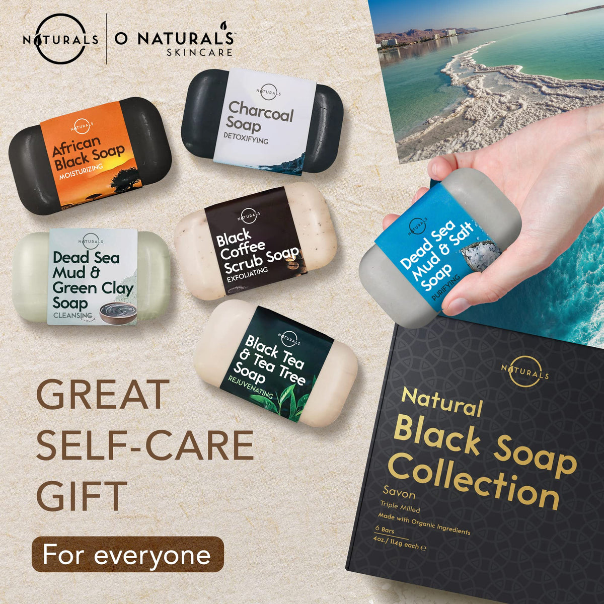 Cleansing Dead Sea Mud Soap bar from O NATURALS