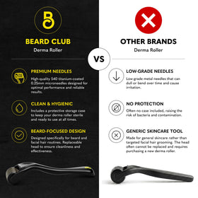 Cleansing spray bottle from The Beard Club Derma Roller Kit