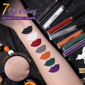 Clear glossy lip plumper from QiBest lipstick set