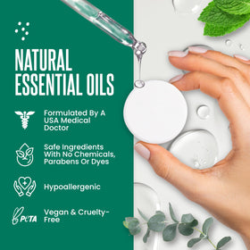 CLEVERFY Eucalyptus Shower Steamers tablet fizzing in shower