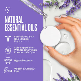 CLEVERFY Lavender Shower Steamers in a shower setting