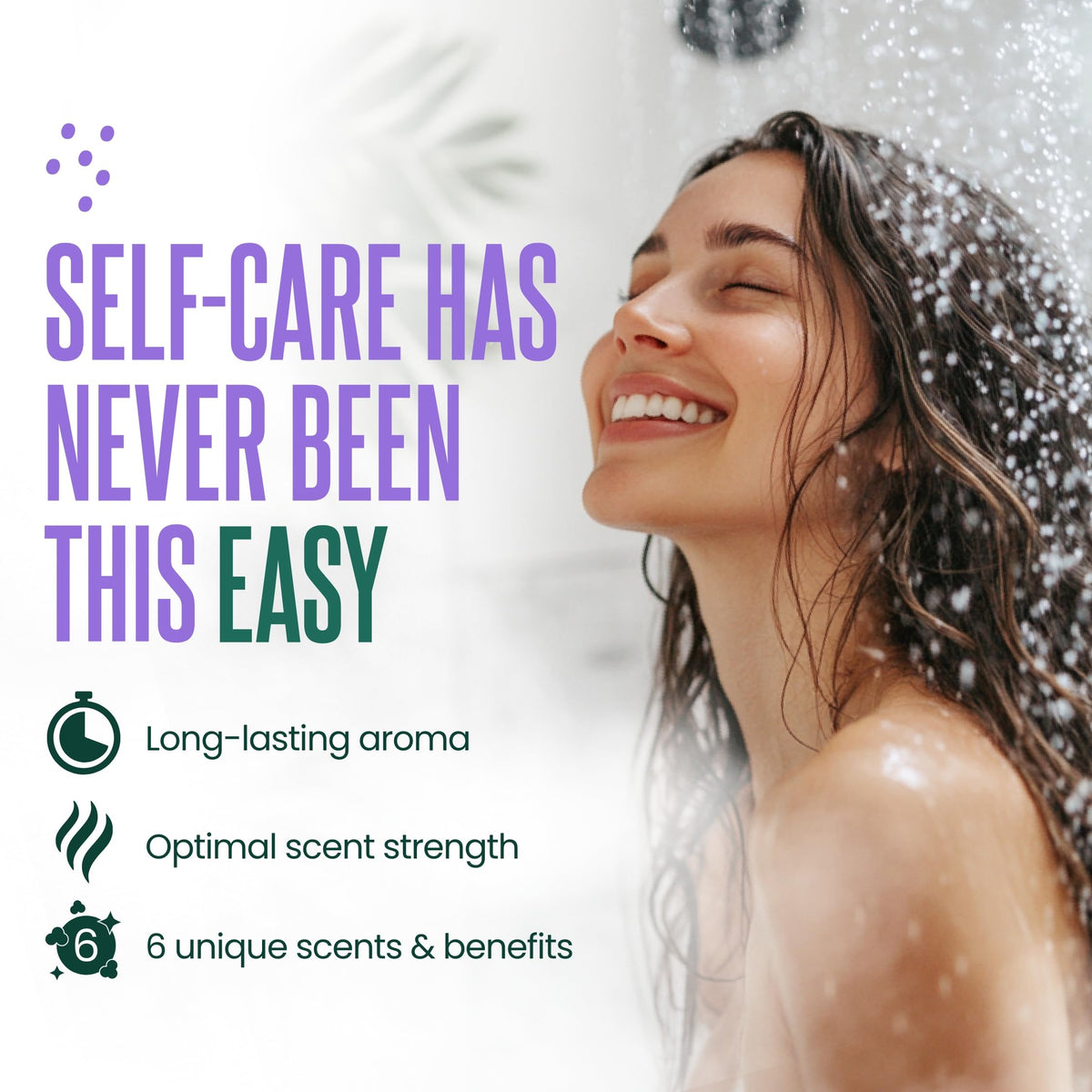CLEVERFY Shower Steamers packaging front view