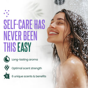 CLEVERFY Shower Steamers packaging front view