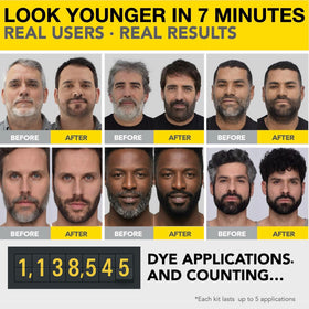 CLEVERMAN 2X Hair & Beard Dye components including developer