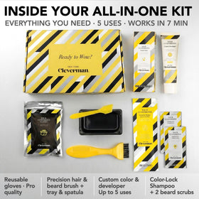 CLEVERMAN Hair Dye application process step-by-step