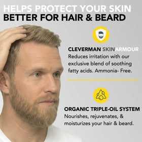 CLEVERMAN hair dye cream texture in bowl