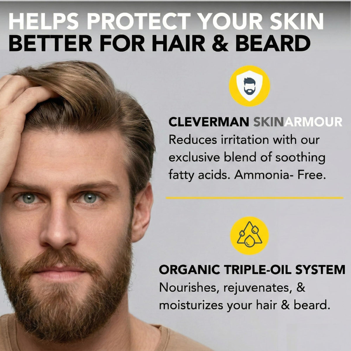 CLEVERMAN hair dye kit with application tools