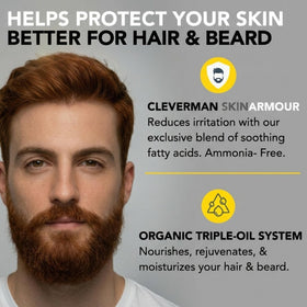 CLEVERMAN Hair Dye showing application tools