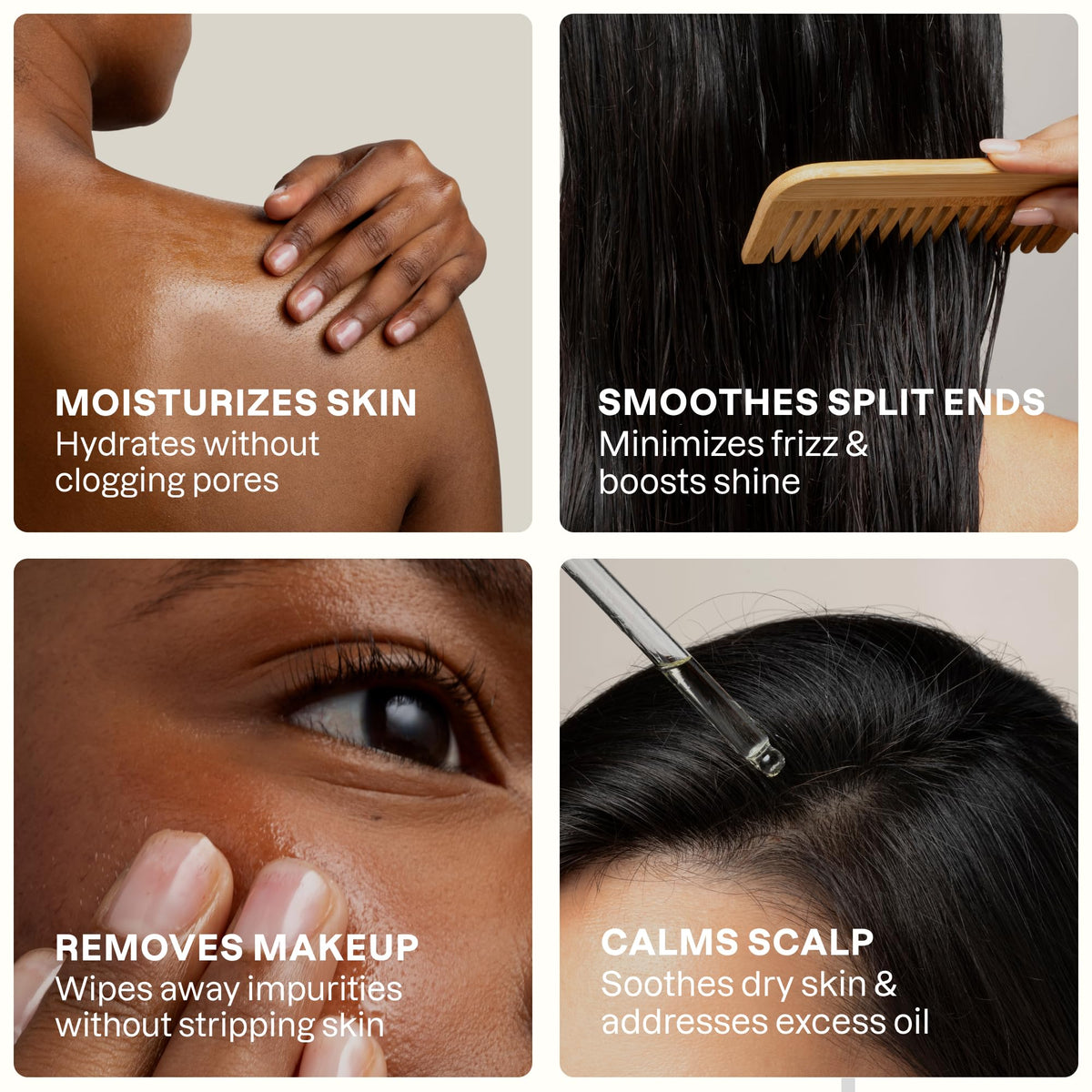 Cliganic Jojoba Oil 8oz in a beauty routine setup