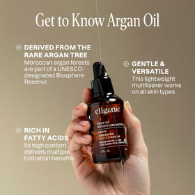 Cliganic Organic Argan Oil with dropper