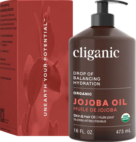 Cliganic Organic Jojoba Oil with natural ingredients