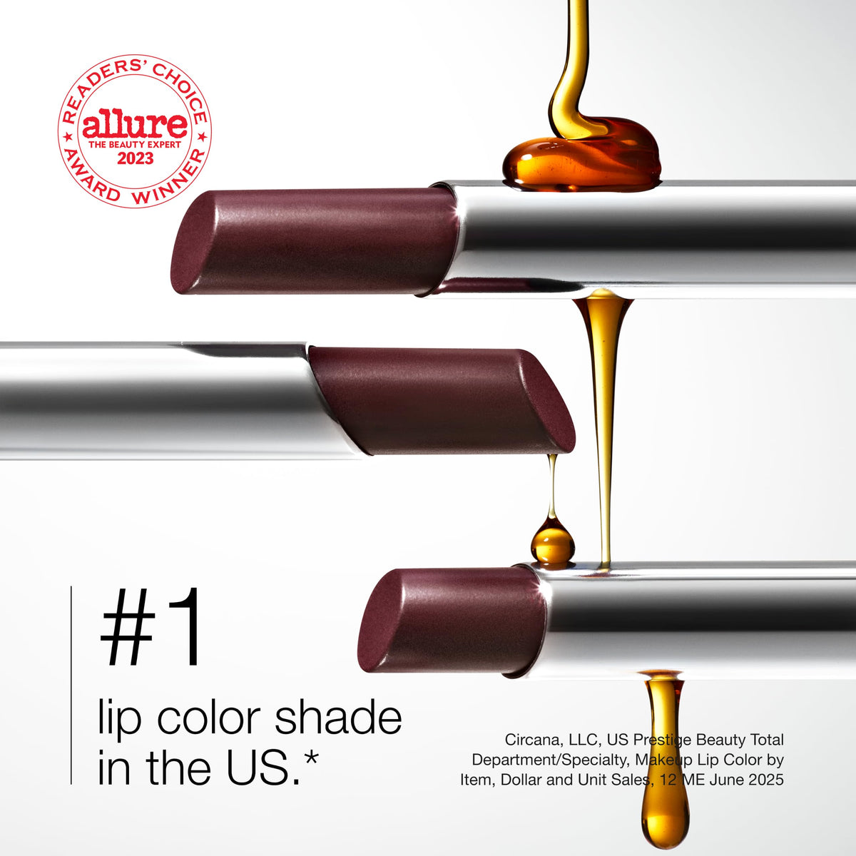Clinique Almost Lipstick Black Honey tube and cap